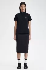 Fred Perry Amy Women’s Polo Shirt Black OABTZ6572