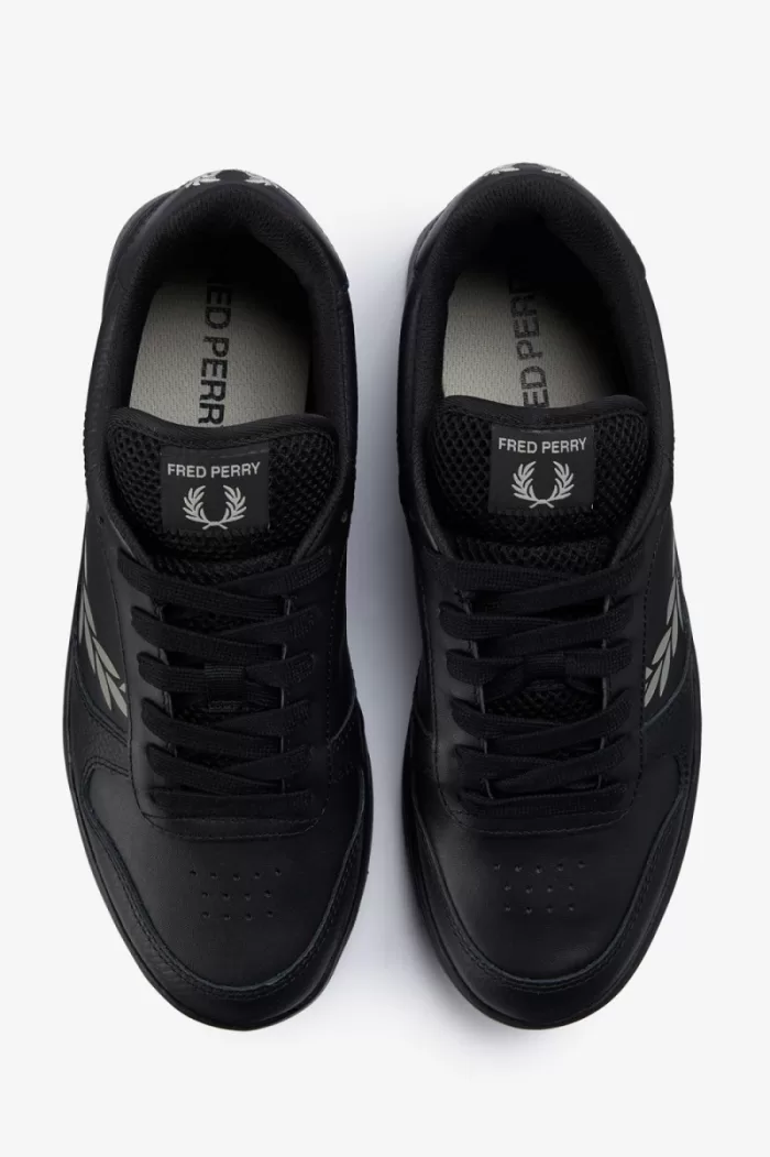 Fred Perry B300 Men’s Trainers Black Grey WORHE3159