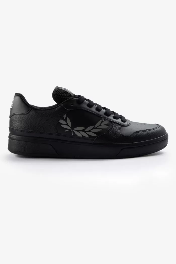 Fred Perry B300 Men’s Trainers Black Grey WORHE3159