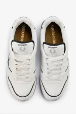 Fred Perry B300 Men’s Trainers Snow White Mint GSXNO3187