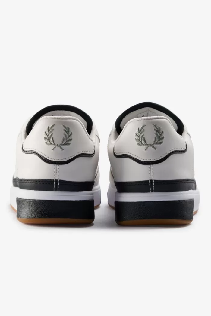 Fred Perry B300 Men’s Trainers Snow White Mint GSXNO3187