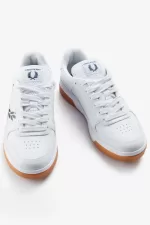 Fred Perry B300 Men’s Trainers White Navy RBOPX5387