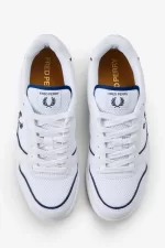 Fred Perry B300 Men’s Trainers White Navy LJVZO0426