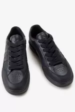 Fred Perry B440 Men’s Tennis Shoes Black Anchor Grey FQBRZ4351