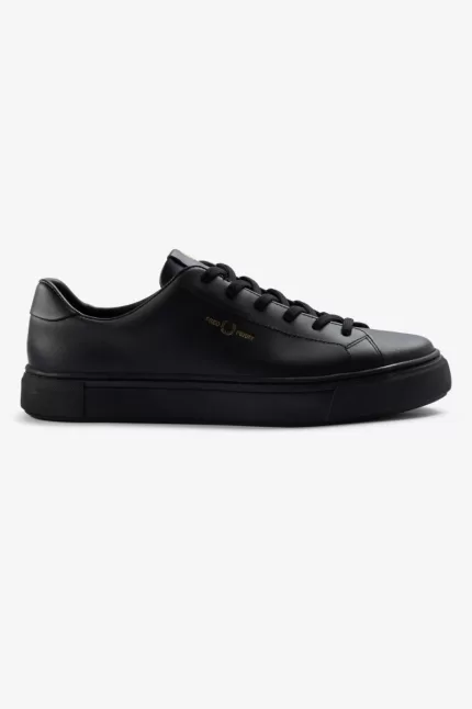 Fred Perry B71 Men’s Tennis Shoes Black Gold LHFZC8514