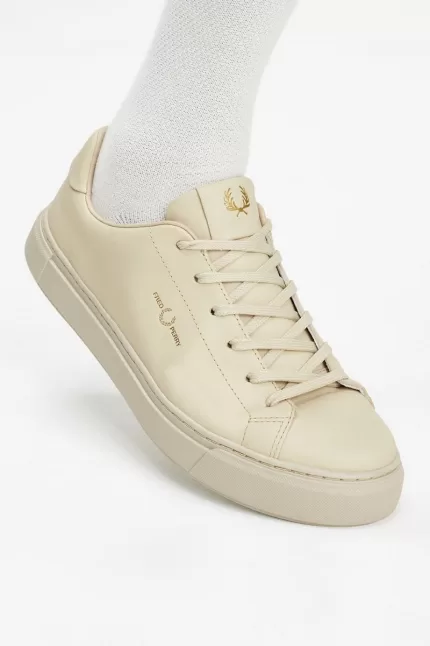 Fred Perry B71 Men’s Tennis Shoes Oatmeal Gold ABOXR1745