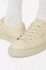 Fred Perry B71 Men’s Tennis Shoes Oatmeal Gold ABOXR1745