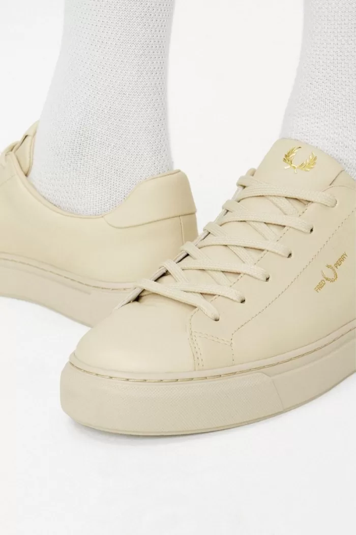 Fred Perry B71 Men’s Tennis Shoes Oatmeal Gold ABOXR1745