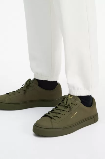 Fred Perry B71 Men’s Tennis Shoes Uniform Green Gold XLBGM7940