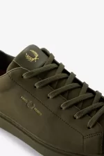 Fred Perry B71 Men’s Tennis Shoes Uniform Green Gold XLBGM7940