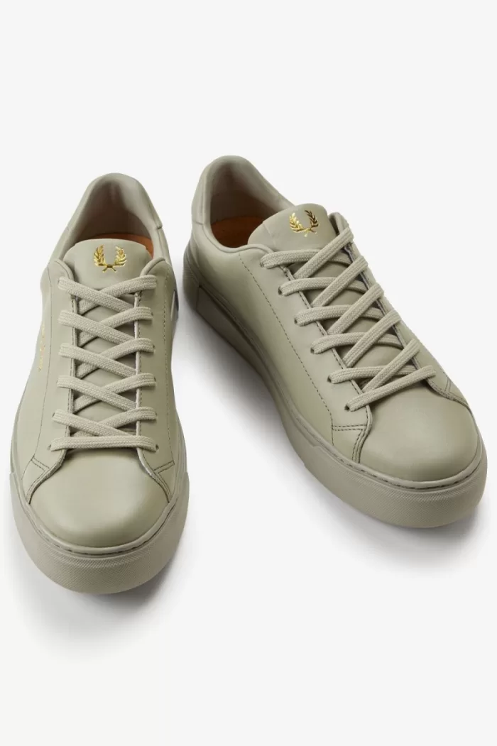 Fred Perry B71 Men’s Tennis Shoes Warm Grey Gold HRUEW2367