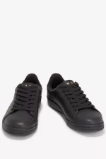 Fred Perry B721 Men’s Tennis Shoes Black Gunmetal SVYRE6915