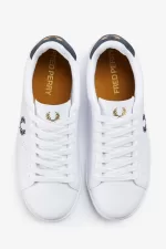 Fred Perry B721 Men’s Tennis Shoes White Navy UIGNA3165