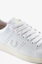 Fred Perry B721 Men’s Tennis Shoes White Light Mint FUDYA0459