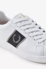 Fred Perry B721 Men’s Tennis Shoes White Warm Grey GRLEN1865