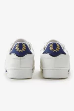 Fred Perry B722 Men’s Tennis Shoes Ivory Shaded Cobalt VUAEC6208