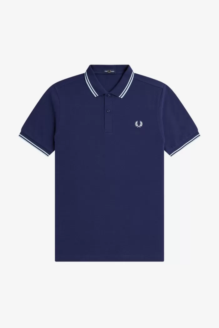 Fred Perry Back Graphic Men’s Polo Shirt French Navy DSALT5140