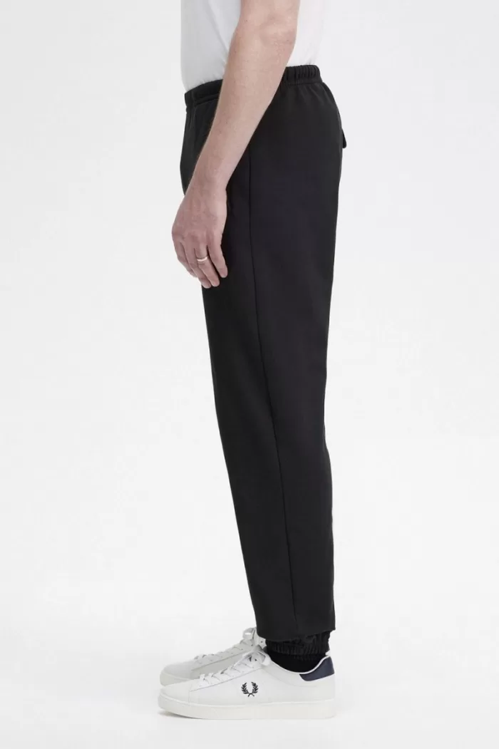 Fred Perry Badge Detail Track Men’s Pants Black XRLSE7652