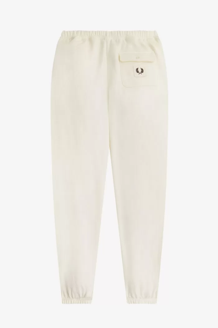 Fred Perry Badge Detail Track Men’s Pants Beige GHMOP2431