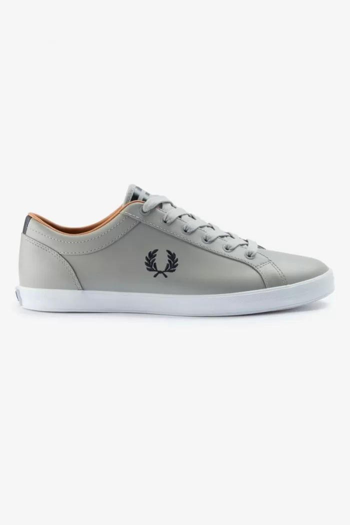 Fred Perry Baseline Men’s Tennis Shoes Grey Navy PYJGX8940