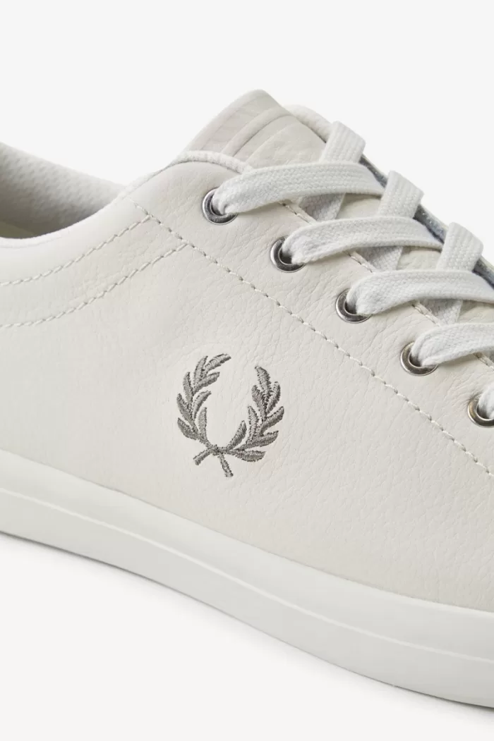 Fred Perry Baseline Men’s Tennis Shoes Ivory Warm Grey AQZTX3725