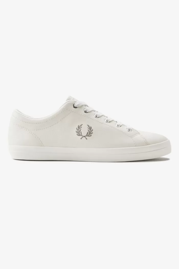 Fred Perry Baseline Men’s Tennis Shoes Ivory Warm Grey AQZTX3725