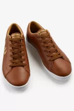 Fred Perry Baseline Men’s Tennis Shoes Tan ZFAET6351