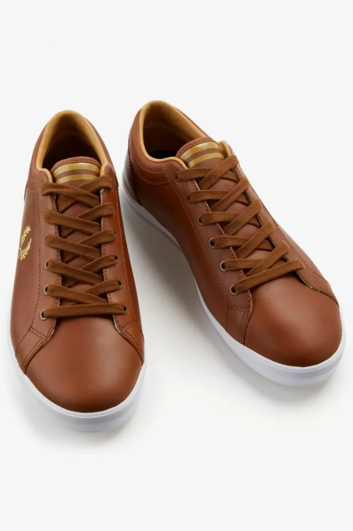 Fred Perry Baseline Men’s Tennis Shoes Tan ZFAET6351