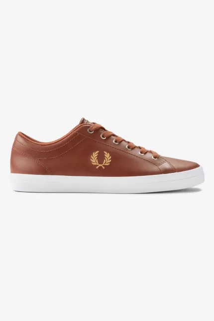 Fred Perry Baseline Men’s Tennis Shoes Tan QGMZW6192