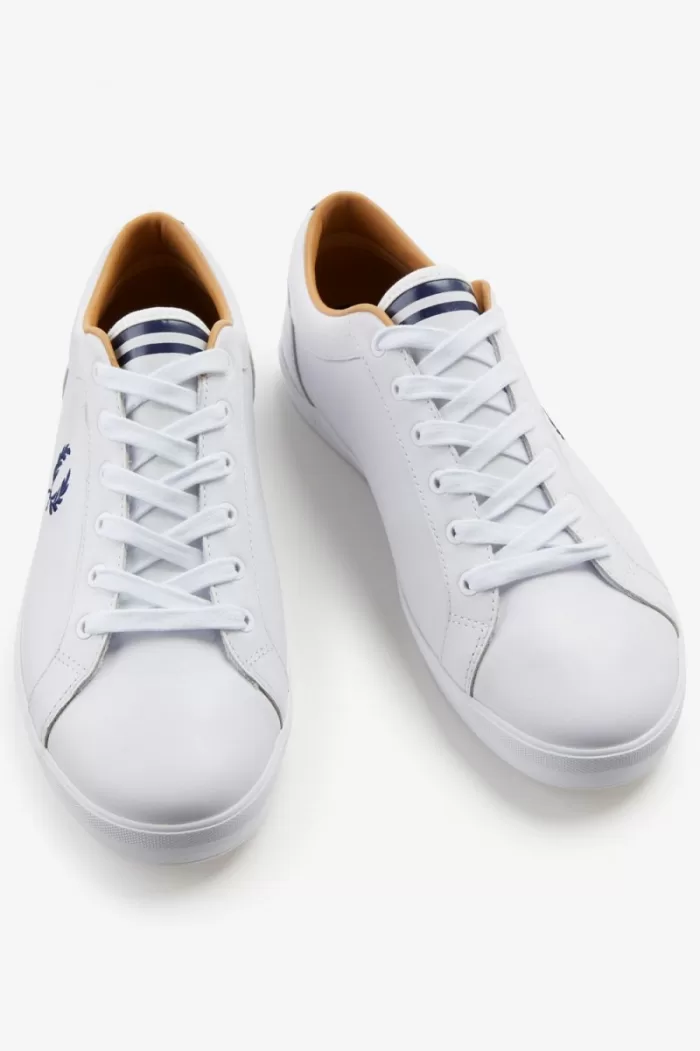 Fred Perry Baseline Men’s Tennis Shoes White OESMQ3796