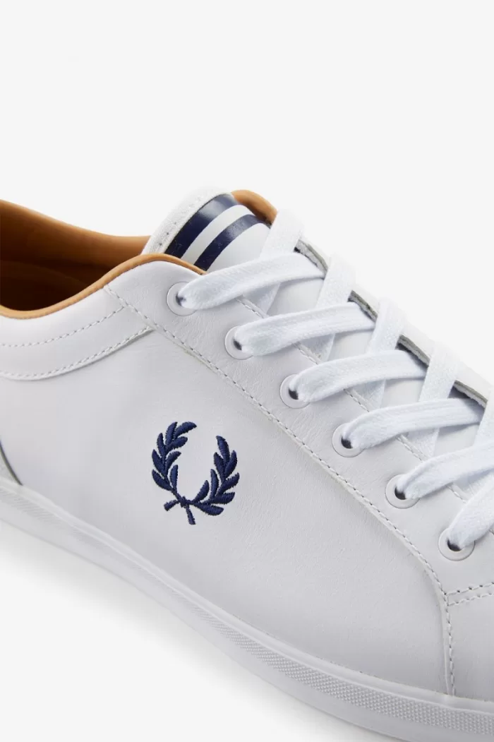 Fred Perry Baseline Men’s Tennis Shoes White OESMQ3796