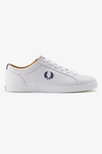 Fred Perry Baseline Men’s Tennis Shoes White OESMQ3796