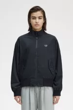 Fred Perry Batwing Zip-Through Women’s Jackets Navy NVRAD7041