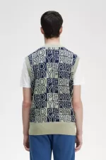 Fred Perry Block Graphic Men’s Tanks Mint DFIWG5967