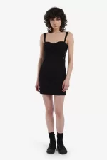 Fred Perry Bodycon Women’s Dress Black JBMGW8627