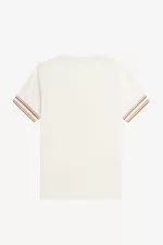 Fred Perry Bold Tipped Piqué Men’s T-Shirt Beige KUANL3801