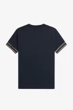 Fred Perry Bold Tipped Piqué Men’s T-Shirt Navy MSXPC6281