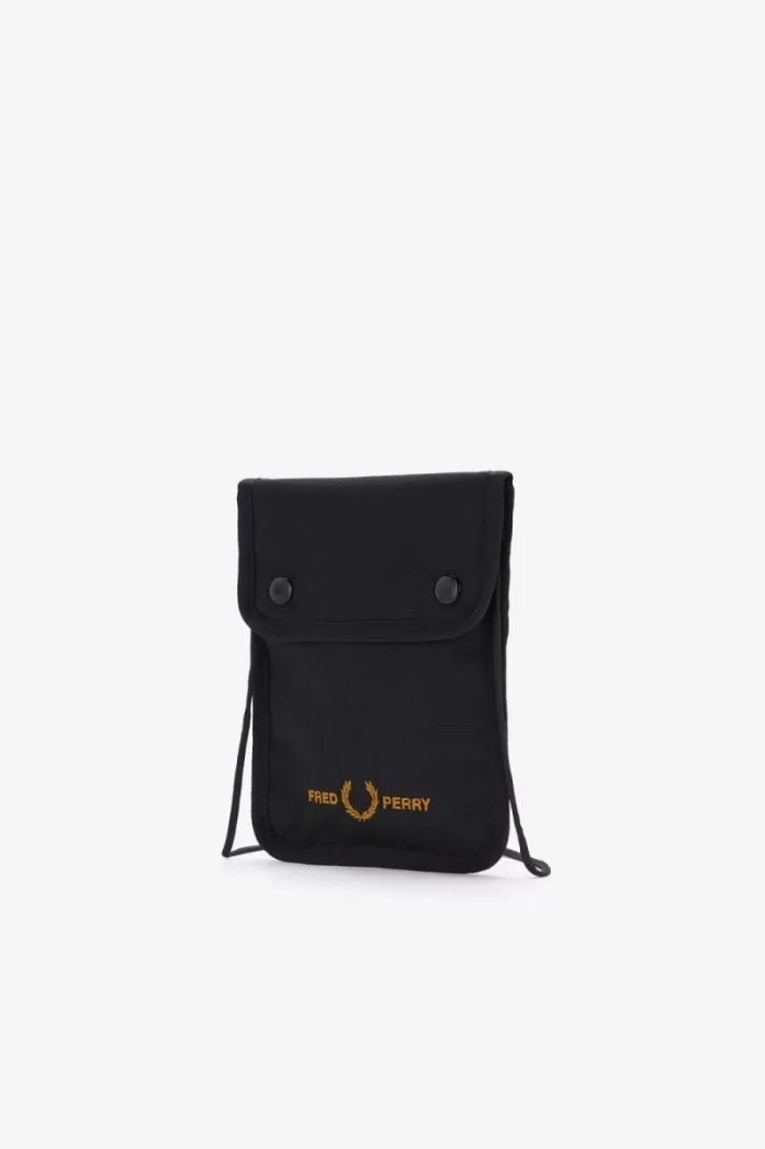 Fred Perry Branded Women’s Bags Black VIKWX4917