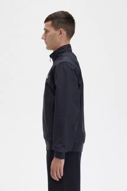 Fred Perry Brentham Men’s Jackets Black BOLTY4625