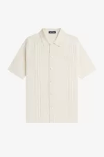 Fred Perry Button Through Knitted Men’s Shirt Beige SHQBR0439