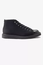 Fred Perry Canvas Monkey Men’s Boots Black HIRFL6350