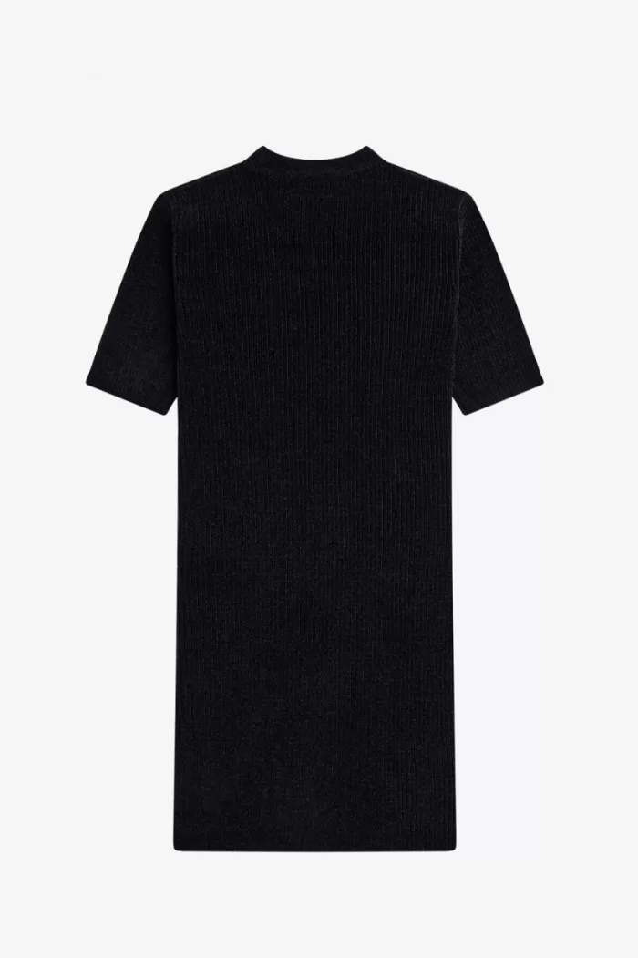 Fred Perry Chenille Rib Women’s Dress Black NRCJY1376