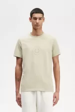 Fred Perry Circle Branding Men’s T-Shirt Light Mint JZCHL2053