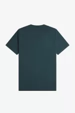 Fred Perry Circle Branding Men’s T-Shirt Petrol Blue NFEMC3485