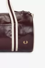 Fred Perry Classic Barrel Men’s Bags Dark Red Beige DYXNZ2981