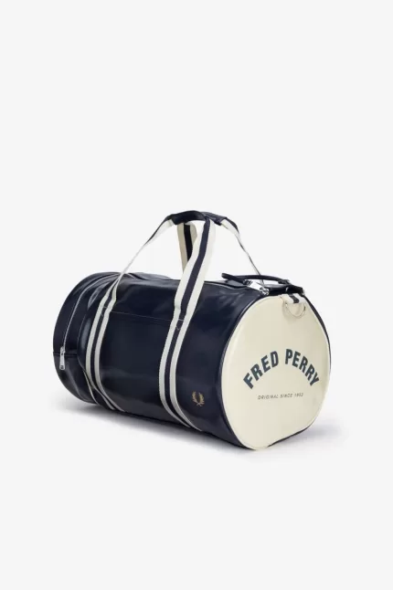 Fred Perry Classic Barrel Men’s Bags Navy Beige PXCWU7193