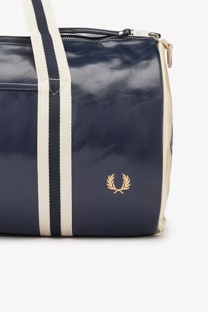 Fred Perry Classic Barrel Men’s Bags Navy Beige PXCWU7193