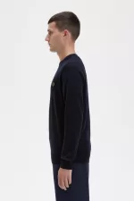 Fred Perry Classic Crew Neck Men’s Jumper Navy SFIPT2647