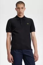 Fred Perry Classic Knitted Men’s Shirt Navy JCBYE7594