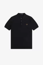 Fred Perry Classic Knitted Men’s Shirt Navy JCBYE7594